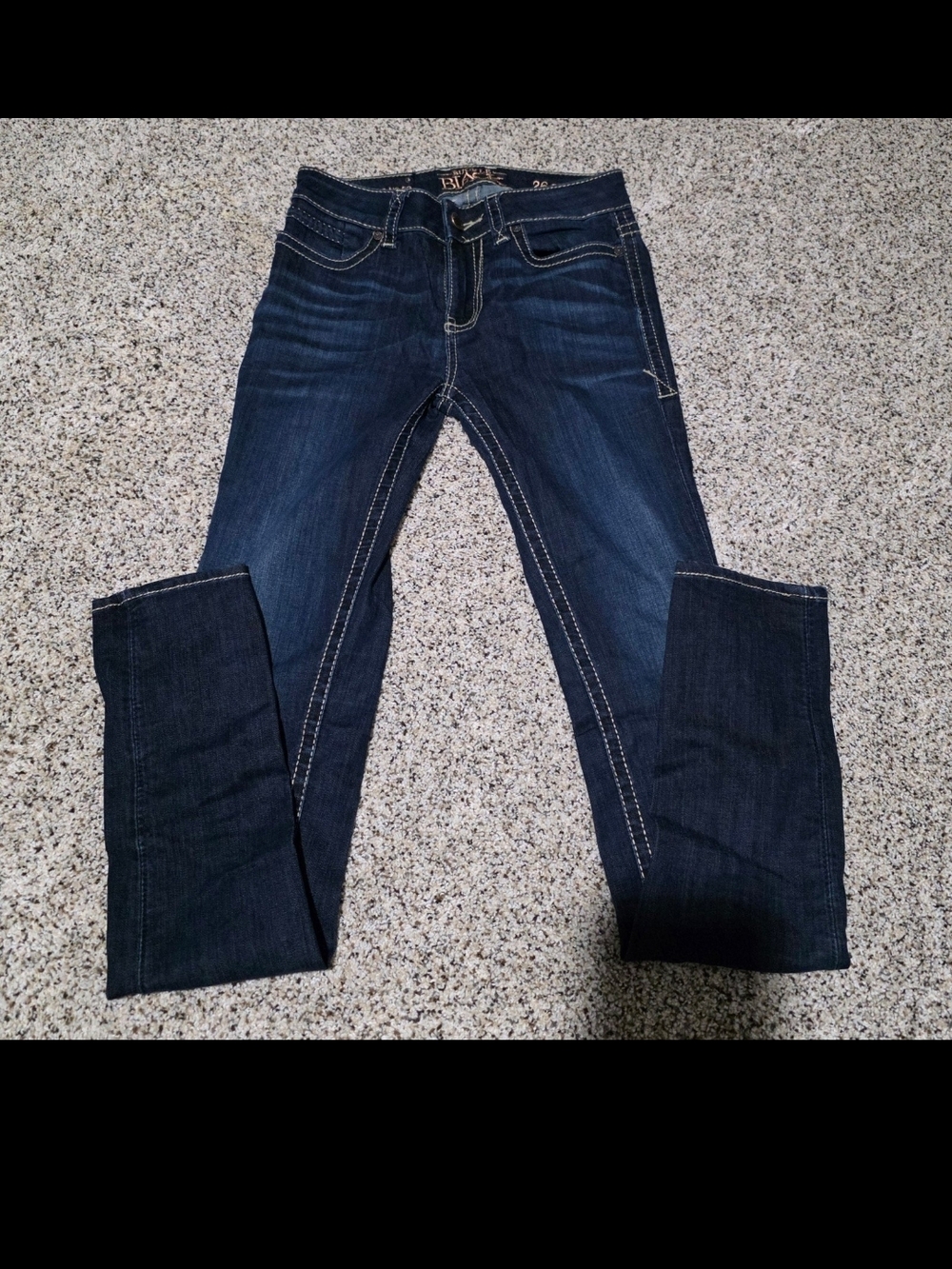 Buckle Women's Dark Blue Skinny Jeans